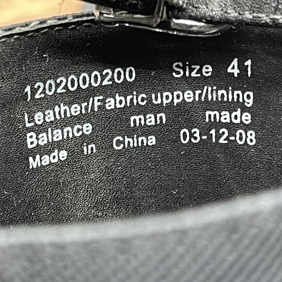 Dansko Sandals Womens 10.5 / 41 Black Wedge Platform Elastic Strap Comfort Shoes - Picture 8 of 8